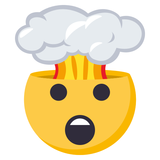 exploding head emoji